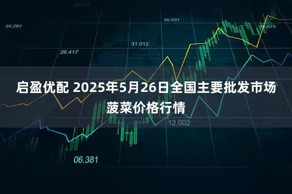 启盈优配 2025年5月26日全国主要批发市场菠菜价格行情